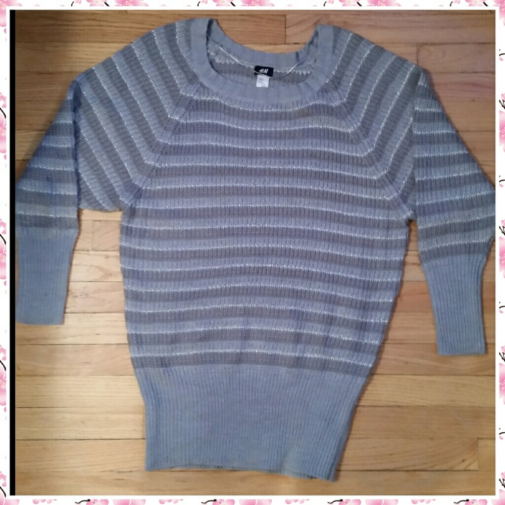 Sweater, grey/silver, medium